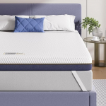 BedStory 10 cm Topper 180 x 200 cm, H3 & H4 Gel Memory Foam Matratsite Topper, &Ouml;ko-Tex sertifitseeritud Gel Foam Matratsite Topper, sobib neile, kes eelistavad k&otilde;vemat topperit.