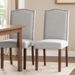 DUMOS S&ouml;&ouml;gitoolide komplekt, 2 tooli, Elegantne ja ilusad kaasaegsed s&ouml;&ouml;gitoolid, kangast polsterdatud k&ouml;&ouml;gitoolid, s&ouml;&ouml;gitoolid, sobivad k&ouml;&ouml;ki, elutuppa, magamistuppa (Hall)