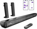 ULTIMEA 2.2 Soundbar TV-seadmetele, VoiceMX, App-juhitav, 100 W eraldatav 2-in-1 TV Soundbar, TV-k&otilde;lar 3 EQ-režiimiga, reguleeritav bass, Bluetooth 5.3, ARC/Opt/Aux, Apollo S40 Pro, 2025