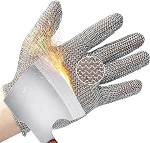 Schwer Chain Glove lihuniku l&otilde;ikekaitsekindad l&otilde;ikekindel roostevabast terasest kinnas toidu k&auml;itlemiseks Austerkinnas Lihal&otilde;ikamise lihunikud M
