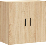 vidaXL seinakapp, seinakapp paljude hoiuruumidega, seinale paigaldatud vannitoa kapp, meditsiinikapp, elutoa hoiukapp, Sonoma tammepuust materjalist