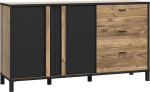 Newroom Dosa.Three Sideboard Must ja Alpine Spruce Sideboard Modern - 154.5 x 85.2 x 42 cm (B x K x S) - Highboard Sideboard - [Dosa.Three]