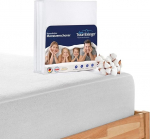Madratsikaitse 100 x 200 cm pingutusega, 2 tk, veekindel puuvillane (Oeko-Tex&reg; Standard 100), pakub niiskuskaitset, sobib inkontinentsi padjaks, pestav 60&deg;C juures.