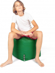 PATCH HOME Patchhome Square Bean Bag Cube Stock koos t&otilde;mblukuga 45 x 45 x 45 cm roheline