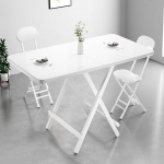 Faltbarer Esstisch Platzsparender Bartisch f&uuml;r K&uuml;che Wohnzimmer Schlafzimmer Wei&szlig;