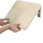 An der Wand montierter Klapptisch mit schwebendem Holzregal, Kleiner Computertisch, Werkbank f&uuml;r das B&uuml;ro, h&auml;ngende Wandtrennwand, DIY-B&uuml;cherregal und Lagerregale (30 x 21 cm/12 x 8 Zoll)