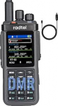 Radtel RT-6D DMR raadio, 500,000 kontakti, kahesageduslik raadioside, kahesageduslik ajas&otilde;lm, kahesuunaline raadio, tase 1+2, amat&ouml;&ouml;rraadio, 1024 kanalit.