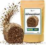 Marcel's LowerCarb leivasegu (1200g) - mahlane teraviljap&otilde;hine leib | Keto leib 80% v&auml;hemate s&uuml;sivesikutega | Vegan, k&otilde;rge valgusisaldusega ja hapukas leib | ahjuvalmis 1 minutiga