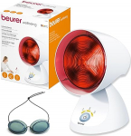 Beurer IL 35 infrared lamp, soothing and warming infrared light with 3-stage timer and 5 angles of inclination to increase well-being, relax muscles and relieve tension