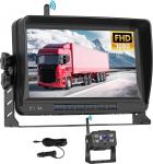 Rimoody traadita FHD 1080P tagurduskaamera komplekt 7-tollise IPS monitoriga & IP68 veekindla &ouml;&ouml;vaatega tagurduskaamera stabiilse digitaalsignaaliga 150&deg; laia nurga tagurduskaamera komplekt kaubikule, autole, veoautole,