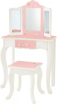 Fantasy Fields TD-11670Q Children's Dressing Table with Mirror and Stool Pink
