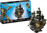 Revell 3D Puzzle Pirates of The Caribbean I Black Pearl I Legendaarse musta p&auml;rli v&auml;rviline koopia I 128 t&uuml;kki I 2 tundi ehitamism&auml;ngu lastele ja t&auml;iskasvanutele I Alates 10 aastast