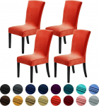 Howhic Sametist toolikatted s&ouml;&ouml;gitoa jaoks 4 komplekti, venivad s&ouml;&ouml;gitoolide katted, pestavad k&ouml;&ouml;gitoolid, stiilne kaunistus koju ja bankettidele, Pur&eacute;e k&otilde;rvits, 4 t&uuml;kki