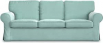 MASTERS OF COVERS Ektorp 3-kohaline diivanikate Asenduskate IKEA EKTORP 3-kohalisele diivanile (Velvet Mint) EI sobi Ektorp 3,5-kohalisele diivanile.