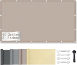 Markiis Veekindel ristk&uuml;likukujuline koos aasadega, markiisikangas 95% UV-kaitse, p&auml;ikesekaitse markiis rebenemiskindel ilmastikukindel k&ouml;iega r&otilde;dule Patio Garden, khaki 2,5 x 3 m