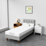 Madrats 90 x 200, 7-tsooniline m&auml;luvahumadrats, 16 cm k&otilde;rge, 2-in-1 kahekihiline k&uuml;lmavahumadrats, eemaldatav riidest kate koos t&otilde;mblukuga (90 x 200 x 16 cm)