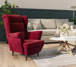 IKAYAA Wing Chair Elutuba Relaxing Chair TV Chair Magamistuba Reading Chair Mugav Lounge Chair Polsterdatud tool Elutoa tool