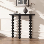 Poolkuu konsoollaud, kaasaegne koridorilaud, puidust sissep&auml;&auml;sulaud elutuppa, magamistuppa, esikusse, koridori (100 cm / 39.4 tolli)