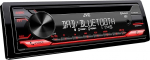 JVC KD-DB622BT CD autoradio DAB+ ja Bluetooth Hands-Free komplektiga (heliprotsessor, USB, AUX-In, Spotify juhtimine, 4 x 50 Watt, punane nupuvalgustus, ilma antennita)