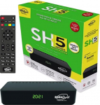 Digiquest SH5 HEVC H.265 DVB-T2 HD DVB-T2 vastuv&otilde;tja DVB-T2 kiibistik 10bit Full HD FTA, tuuner, DVB-T2 digitaalne maapealne dekooder, USB, HDMI, SCART, Ethernet LAN RJ-45, must, plastikust.