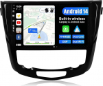 BXLIYER Android 12 IPS autoraadio Nissan X-Trail Qashqai j11 Rouge (2014-2018) - 4G+64G - Sisseehitatud DSP/Carplay/Android auto - Kaamera + mikrofon - 10,1-tolline 2 DIN - Juhtrattajuhtimine DAB 360-CAM