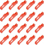 hankimise kaart 20 t&uuml;kki Servo pikenduskaabli klambrid Servo kaabli ohutusliitmik juhtme juhtme luku lukustusseadme jaoks RC auto lennuk paat DIY Y adapteri kaabel punane