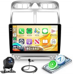 4G + 64G Rimoody Android autoraadio Peugeot 307/307CC/307SW 2002-2013 9-tolline autoraadio puuteekraaniga traadita Carplay Android auto navigatsioon GPS peeglilink Bluetooth WiFi/FM/RDS/EQ/SWC