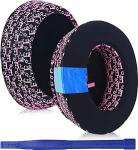 Adhiper WH-CH710N k&otilde;rvapadjad, mis &uuml;hilduvad WH-CH700N, WH-CH710N, WH-CH720N, ZX770BN k&otilde;rvaklappidega k&otilde;rvapadjad Ice Silk Cloth Ice Feel Gel ja Memory Foam (must roosa/tr&uuml;kk)