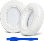 Aurivor asendusk&otilde;rvapadjad Beats Studio 3 Studio 2 (B0501, B0500) juhtmeta ja juhtmega k&otilde;rvaklappidele - k&otilde;rvapadjad Premium kunstnahast, pehmemast m&auml;luvahust ja tugevast haardest (Lamskin White)