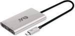 Club 3D CSV-1586 Thunderbolt&trade; 3 ja DisplayPort&trade; kahe monitoriga 4K60Hz