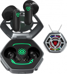 ANCwear traadita k&otilde;rvaklapid Bluetooth t&otilde;elised traadita k&otilde;rvaklapid 20H m&auml;nguaeg koos DIY kleebistega, k&otilde;rvaklapid mikrofoniga TV nutitelefoni s&uuml;learvuti jaoks, salap&auml;rane kohandatav &uuml;mbris m&auml;nguritele