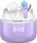 Bluetooth k&otilde;rvaklapid, 2026 k&otilde;rvaklapid juhtmevaba Bluetooth 5.4, 50 tundi Hi-Fi Stereo Deep Bass juhtmevabad k&otilde;rvaklapid, 4 ENC m&uuml;rasummutusmikrofoni, IP-X7 veekindlad k&otilde;rvaklapid, 3 g USB-C k&otilde;rvaklapid