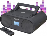 KLIM Boombox B4 raadio CD-m&auml;ngija + AM/FM raadio, MP3, Bluetooth, AUX, USB kaasaskantav traadita režiimiga ja laetav aku + kaugjuhtimispult, Autosleep, digitaalne EQ