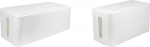 LogiLink KAB0063 - kaablikarp suur (407 x 157 x 133,5 mm), valge & KAB0061 - kaablikarp v&auml;ike (235 x 115 x 120 mm), valge