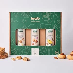 Byodo orgaaniliste naudingu&otilde;lide kinkekomplekt - Kreeka p&auml;hkli&otilde;li, mandli&otilde;li ja st&uuml;&uuml;ria k&otilde;rvitsaseemne&otilde;li, 100% orgaanilised koostisosad, k&uuml;lmpressitud ja aromaatne, Delicatine kinkekarp asjatundjatele ja erilistele inimestele