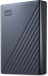 WD My Passport Ultra 6TB External Hard Drive (Mobile Storage, Metal Case, Downloadable Software, Automatic Backups, Password Protection) Midnight Blue - Also Compatible with PC, Xbox and PS4