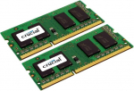 Crucial CT2KIT102464BF160B 16 GB komplekt (2X 8 GB) DDR3L 1600 MHz (PC3L-12800) SODIMM 204-pinnaline s&uuml;learvuti m&auml;lu madalpinge 1,35 V