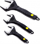 Sharp-tec reguleeritav 3-osaline s&uuml;gav l&otilde;ug laia avanemisega termiliselt t&ouml;&ouml;deldud kroomvanadiumterasest raske sanitaarv&otilde;tmete komplekt 160mm/200mm/300mm