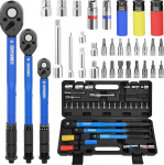 P&ouml;&ouml;rdemomenti v&otilde;tmekomplekt 33 t&uuml;kki, 1/4 tolli 3/8 tolli 1/2 tolli ajamiga kl&otilde;psake p&ouml;&ouml;rdemomenti v&otilde;tmega 3-230 N-m, maksimaalselt 72 hammast, topelt skaala, &plusmn;3% t&auml;psus, p&ouml;&ouml;rdemomenti v&otilde;tme mootorratta auto, jalgratta, veoauto jaoks