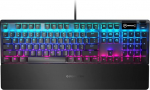 SteelSeries Apex 5 - h&uuml;briidne mehaaniline m&auml;nguklaviatuur - RGB valgustus - OLED Smart Display - Ameerika (QWERTY) paigutus, must