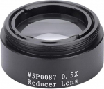 VBESTLIFE Astronomy Telescope Eyepiece Focal Length Reducer Lens, Aluminium Alloy, 0.5 x M28 x 0.6 mm Thread Focal Length Reducer Optical Lens Telescopic Accessories for 1.25 Inch Telescope Eyepiece