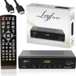 LEYF PA-2211 kaabelvastuv&otilde;tja DVB-C digitaalne kaabeltelevisioon Full HD TV (DVB-C / C2, HDTV, DVB-T/T2, HD, SCART, USB) + HD kaabel, kaabeltelevisioon sobib k&otilde;ikidele kaablioperaatoritele