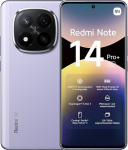 Xiaomi Redmi Note 14 Pro+ 5G nutitelefon, 12 + 512 GB, lilla, 200 MP professionaalne AI-kaamera, IP68, 120 W h&uuml;perlaadimine, AI-funktsioonid (laadur ei kuulu komplekti)