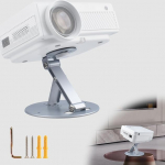 Eroshoo projektori kinnitus Ultra kompaktne 180&deg; p&ouml;&ouml;ratav kokkupandav projektori seinakinnitus 1/4-tollise universaalse kruviga mini projektori statiiv kodukino, m&auml;ngutoa ja kontori jaoks