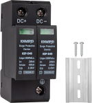 Paiskumiskaitseseade PV-s&uuml;steem DC 1000 V 2P T2 Paiskumiskaitse fotogalvaaniline arrester Pinge v&auml;lkkaitse fotogalvaanilise p&auml;ikese- ja toiteallika jaoks (2P DC 1000V)