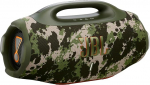 JBL Boombox 4 kaasaskantav Bluetooth-k&otilde;lar, JBL Pro Sound koos AI Sound Boostiga, IP68 vee- ja tolmukindel, kuni 34 tundi esitust, Auracast Multi-Speaker, 2 Bass Boost režiimi, Camouflage