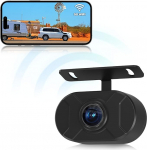 WiFi tagurduskaamera, HD 1080P 5G WiFi tagurduskaamera iPhone iPad Android telefonipadile 160 &deg; laias nurgas t&auml;htede &ouml;ise n&auml;gemise IP69K veekindel, parkimisabi traadita auto, kaubikuga