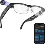 AI Smart Glasses with Camera 1080P HD, Brillen mit Kamera f&uuml;r Video Foto Sprach&uuml;bersetzung, Photochrome Linsen Blaulichtfilter, 270mAh Akku IP65 wasserdicht f&uuml;r Outdoor Radfahren Wandern