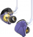 EZ EAR In-Ear Monitor CCZ BC04 HiFi k&otilde;rvaklapid DD & BA Dynamic Drivers Rich Details Kaabel K&otilde;rvaklapid IEM Deep Bass 2 Pin eemaldatava kaabliga telefoni PC muusika m&auml;ngude jaoks (lilla, ilma mikrofonita)