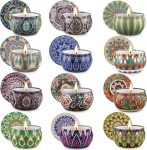 L&otilde;hnastatud k&uuml;&uuml;nlad kingitused naistele, aroomiteraapia k&uuml;&uuml;nlad kodul&otilde;hnale, 12 sojavaha purgik&uuml;&uuml;nla pakett pika p&otilde;lemisaja jooksul emadep&auml;eva kingitusena